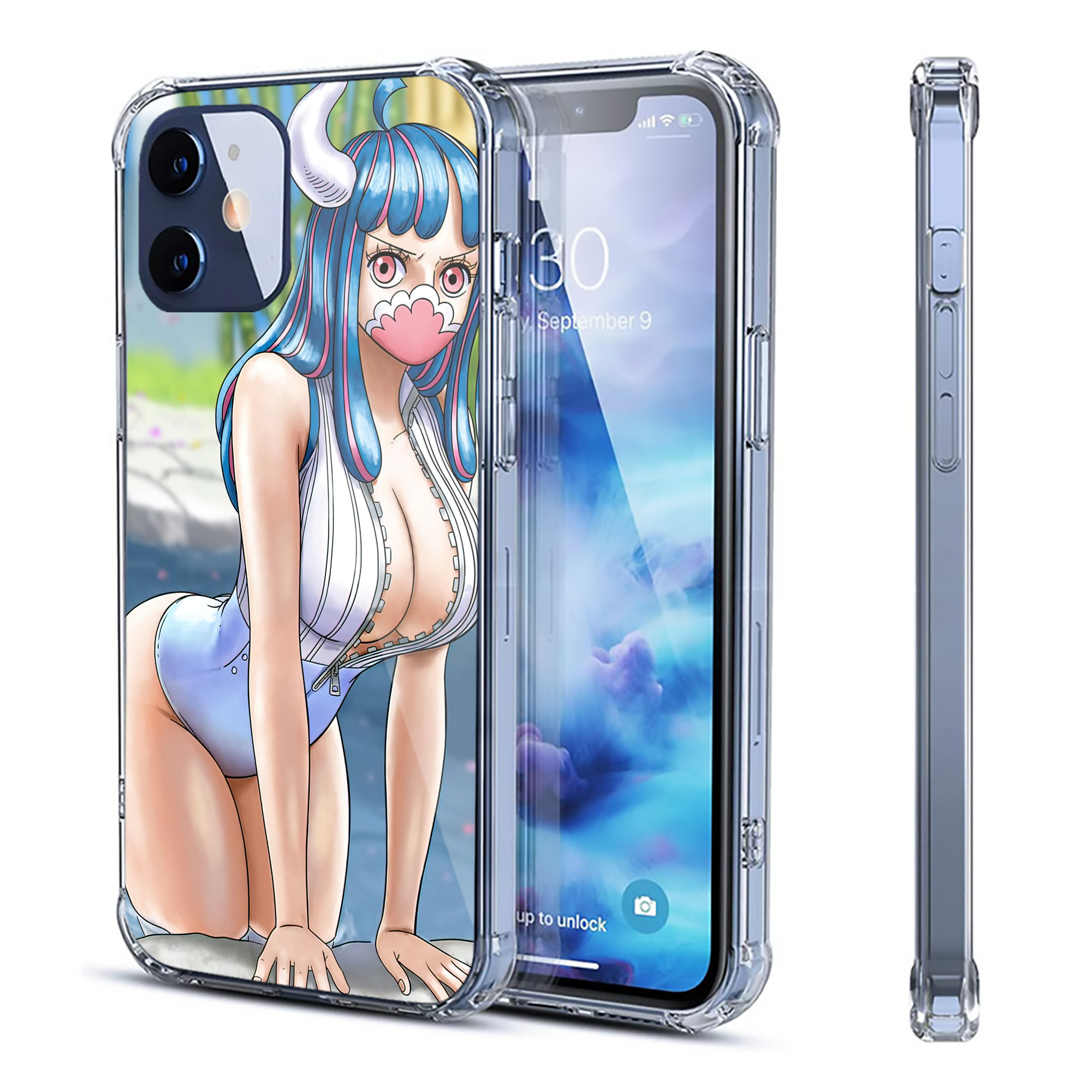 （画像用） ワンピース ONE PIECE 【iPhone 12シリーズ対応】透明スマホケース（クリアソフトケース）